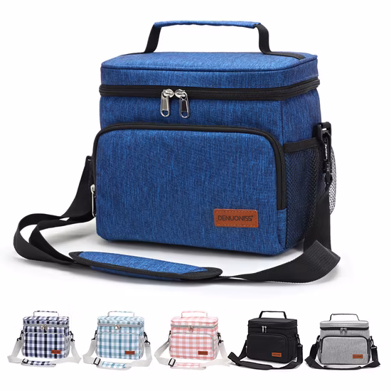 Large Capacity Oxford Thermal Insulation Picnic Travel Portable Food Insulated Cooler Bags