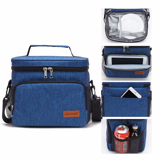 Large Capacity Oxford Thermal Insulation Picnic Travel Portable Food Insulated Cooler Bags